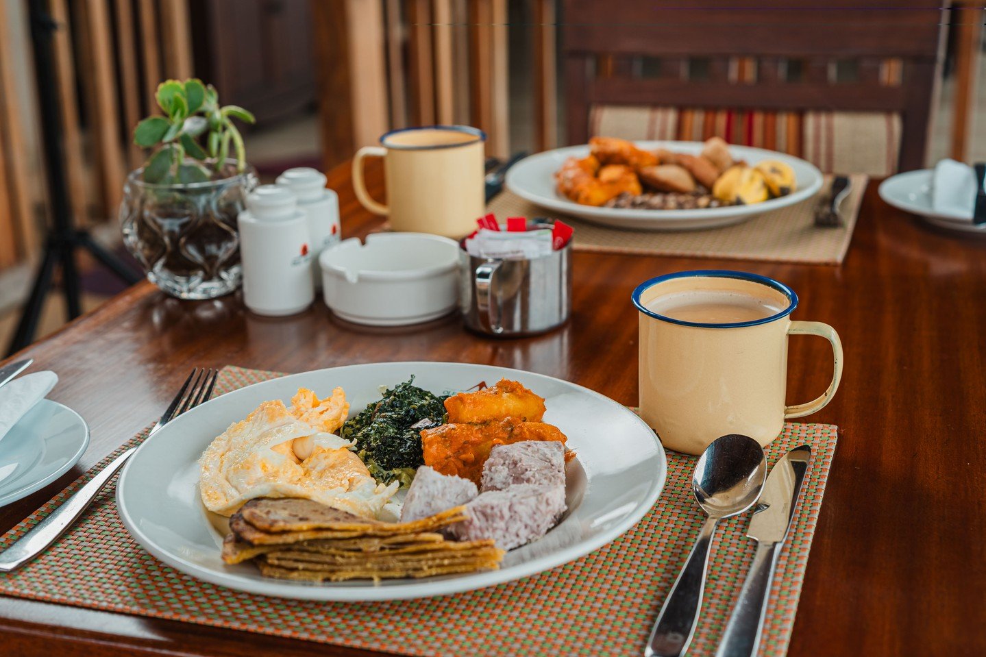 Start your day the African way! Our African breakfast at Big Five Restaurant is a full-bodied experience of flavor and culture from farm-fresh eggs to your favorite Kenyan tea. Perfect way to fuel your day.
To reserve a table, call +254 731 436 100.
#OleSereni #BigFiveRestaurant #BestHotelInNairobi