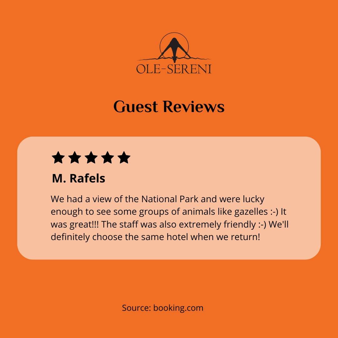 When city experience blends park views, your kind reviews remind us what makes Ole-Sereni special. We look forward to host you again.
To book a stay, call +254 732 191000.
#OleSereni #GuestReview #BestHotelInNairobi