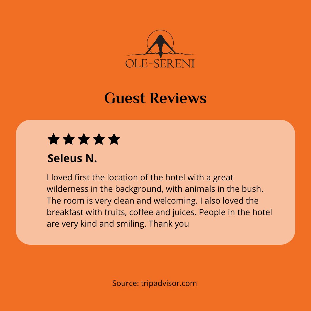 Great stays, smiling faces, and breakfast with a view, just the Ole-Sereni way. Thank you for your kind words and we look forward to hosting you again.
For more info, call +254 732 191000.
#OleSereni #GuestReview #BestHotelInNairobi
