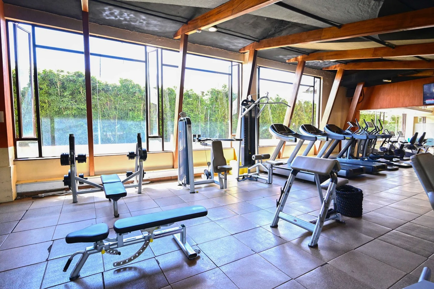 Balance your stay with a little movement. Your stay with us comes with access to Duma Gym, a space thoughtfully designed to rejuvenate you.

To book a stay, call +254 732 191000.

#OleSereni #EmaraOleSereni #DumaGym