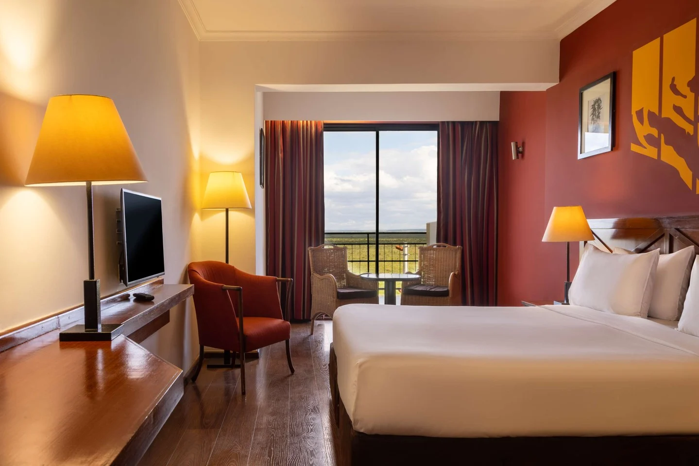 Our Club Rooms offer a serene stay and breathtaking views that make every sunrise and sunset unforgettable. Whether you're here for business or leisure, every moment comes with a front-row seat to Nairobi's wild beauty.

To book a stay, call +254 732 191000.

#OleSereni #Staycation #BestHotelInNairobi