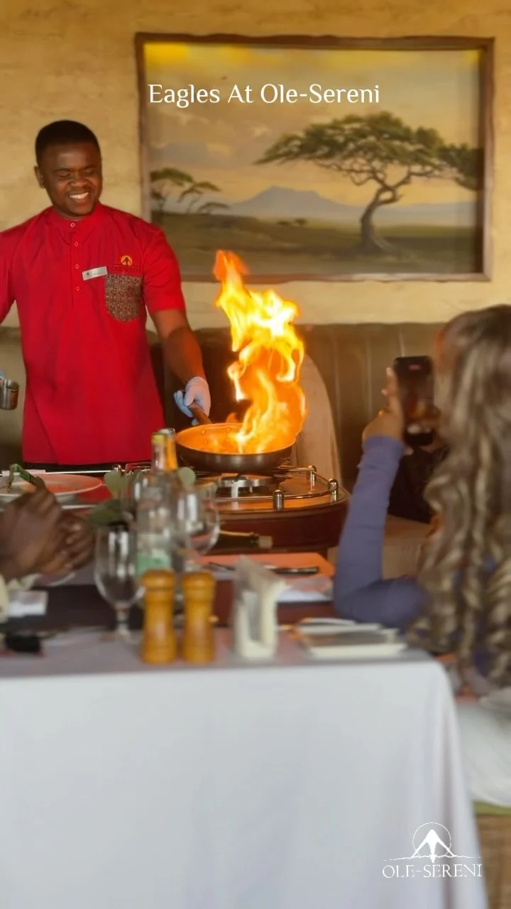 Dining experiences are meant to be memorable! At Eagles, every moment is designed for a memorable dining experience, from an exceptional menu to breathtaking views of the park.

To reserve a table, call +254 731 436296.

#OleSereni #Eagles #BestHotelInNairobi